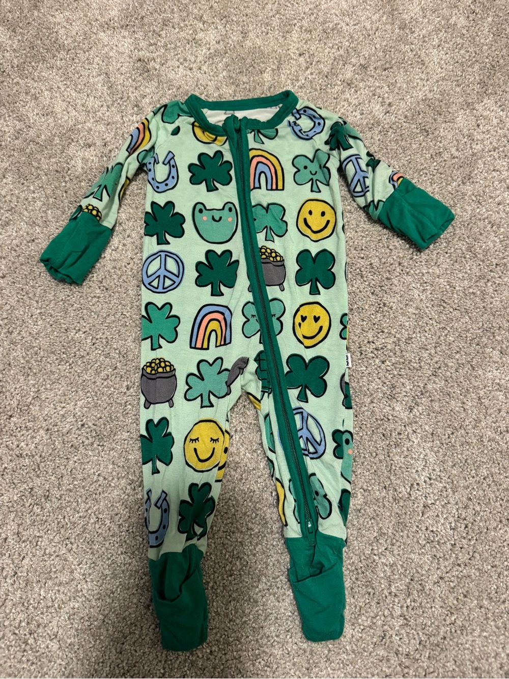 Little Sleepies Lucky Charm Newborn GUC